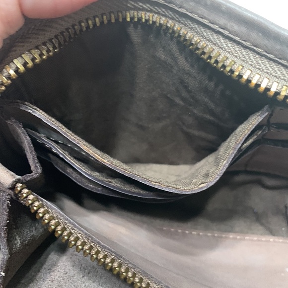 Boho studded leather wallet or clutch - Picture 10 of 15